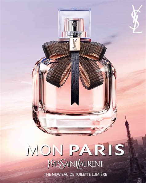 yves saint laurent mon paris lumiere eau de toilette|paris eau de toilette vaporisateur.